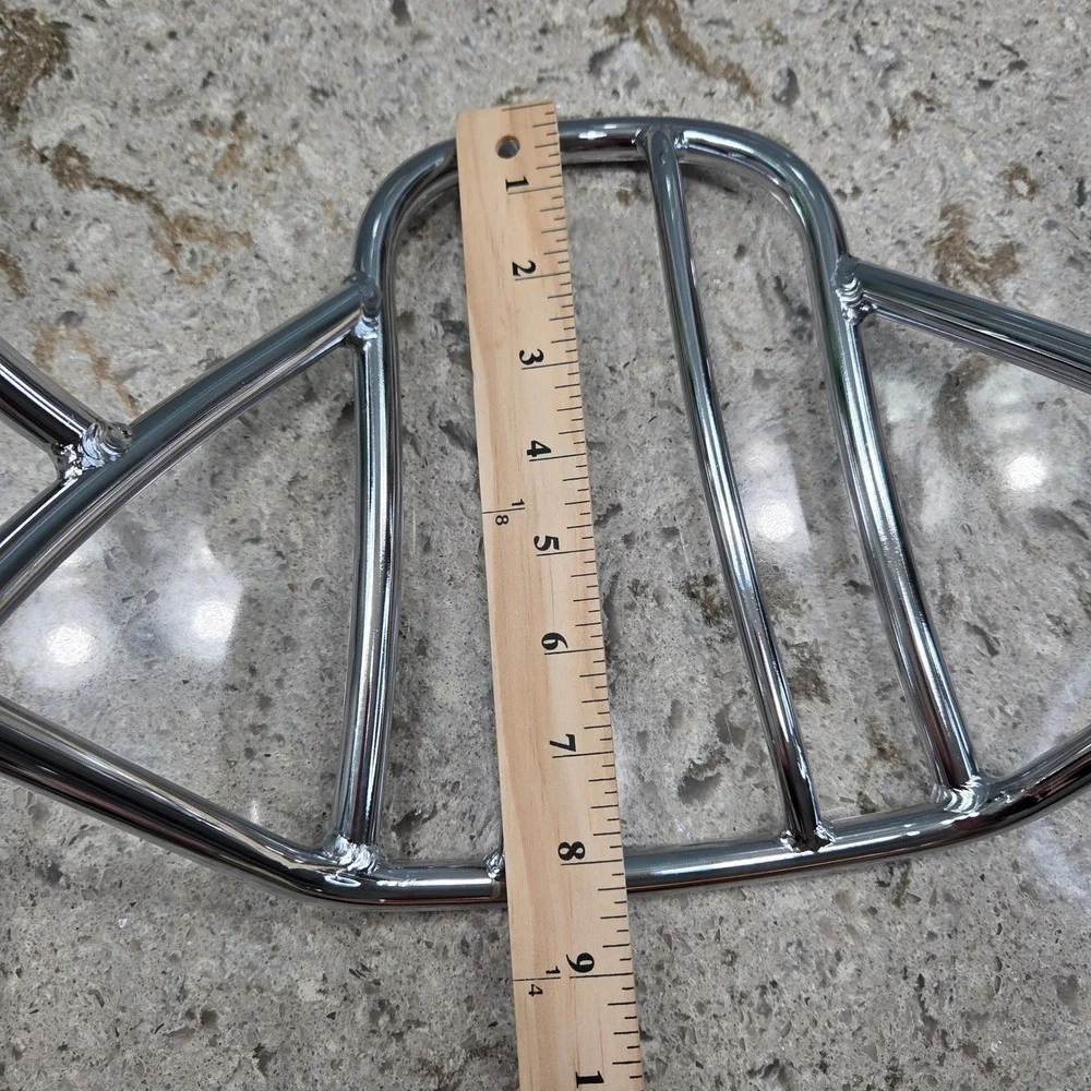 NEW Harley Davidson Sportster Chrome‎ Detachable Solo Luggage Rack Motorcycle